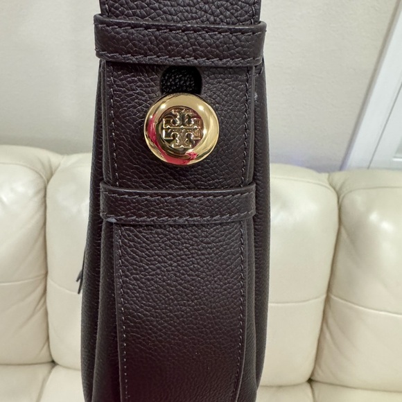 Tory Burch Romy Shoulder Bag - Deep Brown - Picture 6 of 7